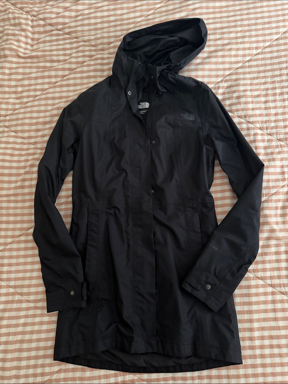 The North Face Women's Black Hooded Trench Coat